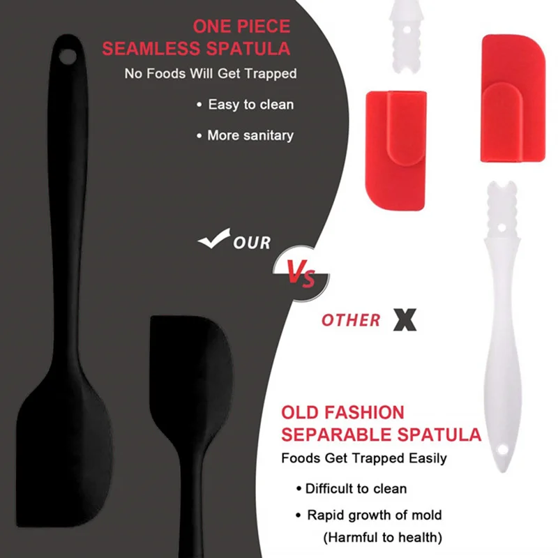 Silicone Scraper Cream Cake Spatula Mixing Batter Scraper Brush Butter Mixer Cake Brushes Baking Kitchenware Hot pop Good
Silicone Scraper Cream Cake Spatula Mixing Batter Scraper Brush Butter Mixer Cake Brushes Baking Kitchenware Hot pop Good