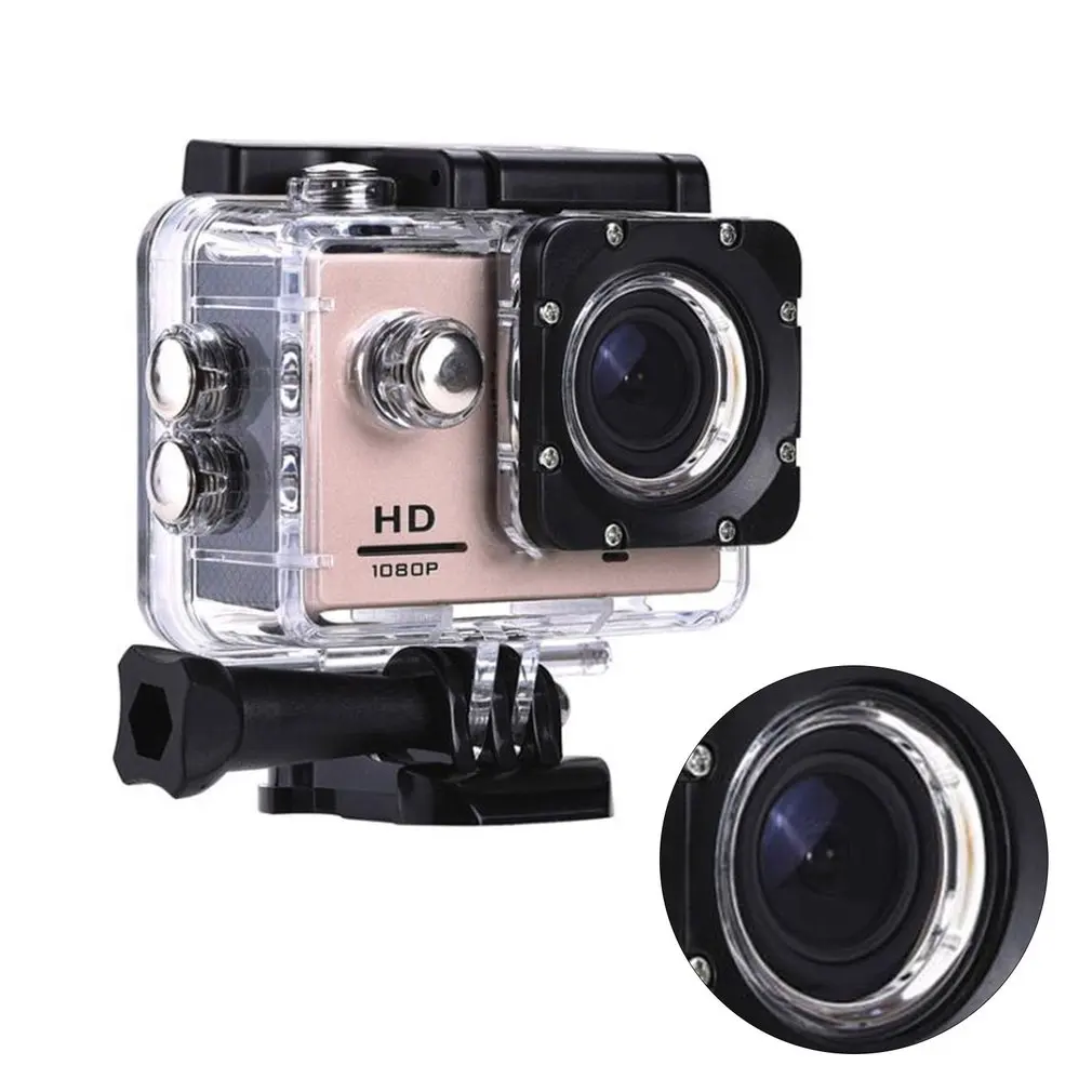 

New HD Sports DV Camera Mini Sports Camera Ultra 30M 1080P Underwater Waterproof Helmet Video Recording Camera Sports Camera