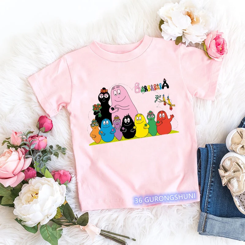 new summer style girls t-shirts fun Barbapapa cartoon print girl clothes vogue Harajuku girls pink camisole shirt tops wholesale
new summer style girls t-shirts fun Barbapapa cartoon print girl clothes vogue Harajuku girls pink camisole shirt tops wholesale