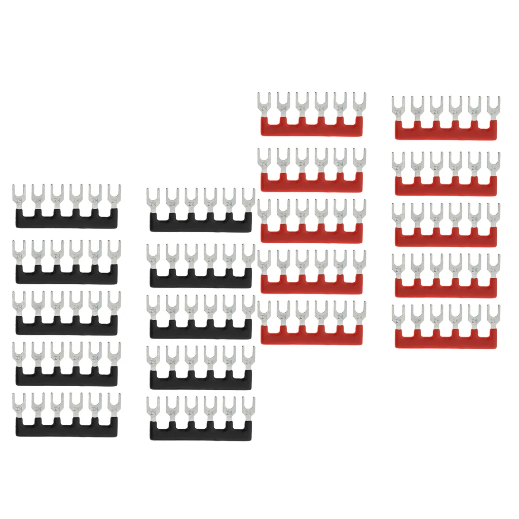 10 Pcs Terminal Block Jumper Strip 6 Positions Terminal Barrier Strip Jumper Convenient
10 Pcs Terminal Block Jumper Strip 6 Positions Terminal Barrier Strip Jumper Convenient