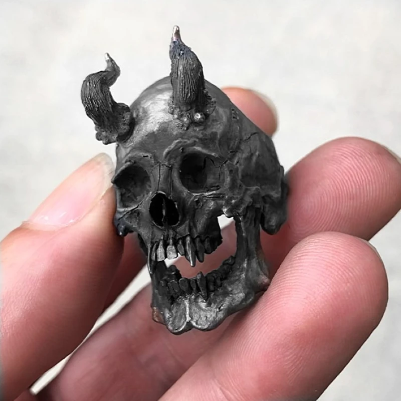 EYHIMD Detail Black Stainless Steel Demon Skull Ring Horned Satan Devil Biker Rings Men's Punk Goth Jewelry
EYHIMD Detail Black Stainless Steel Demon Skull Ring Horned Satan Devil Biker Rings Men's Punk Goth Jewelry