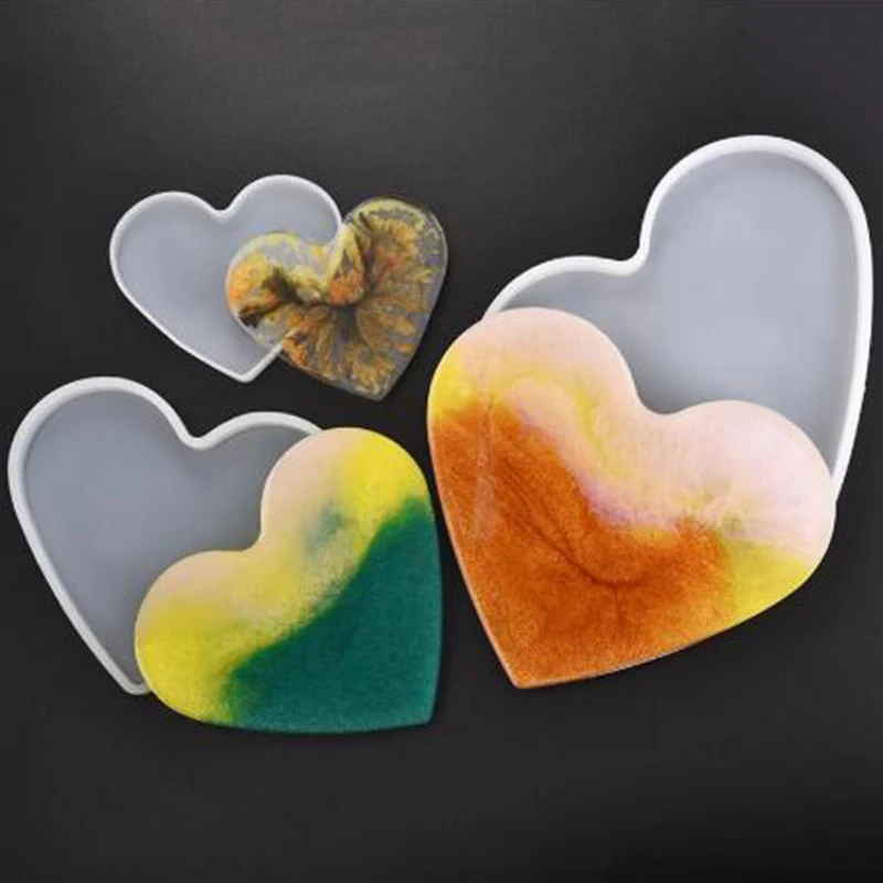 Heart Shape Coaster Silicone Molds Jewelry Making Tools For Resin Jewelry Accessories UV Epoxy Pressed Flower DIY Crafts
Heart Shape Coaster Silicone Molds Jewelry Making Tools For Resin Jewelry Accessories UV Epoxy Pressed Flower DIY Crafts