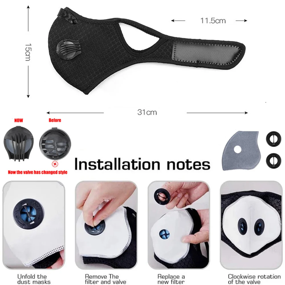 Cycling Mouth Mask with Activated Carbon Filter PM2.5 Christmas Printing Anti-Pollution Protective Masks Reusable Mascarillas
Cycling Mouth Mask with Activated Carbon Filter PM2.5 Christmas Printing Anti-Pollution Protective Masks Reusable Mascarillas