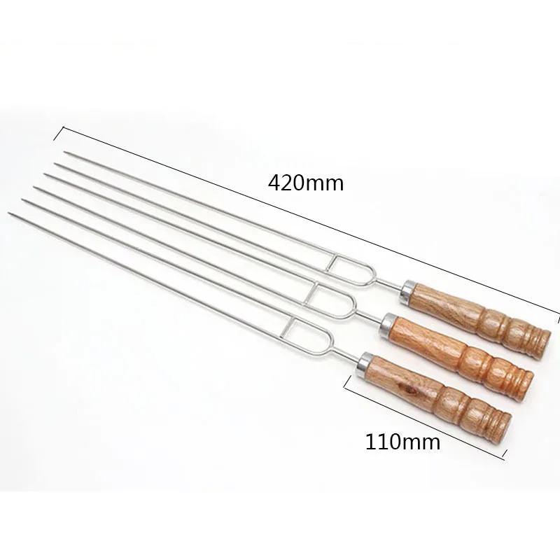 5pcs BBQ Fork U-Shape Roasting Forks Stainless Steel Barbeque Fork BBQ Skewers Outdoor Camping Grill Forks Barbecue Cooking Tool
5pcs BBQ Fork U-Shape Roasting Forks Stainless Steel Barbeque Fork BBQ Skewers Outdoor Camping Grill Forks Barbecue Cooking Tool