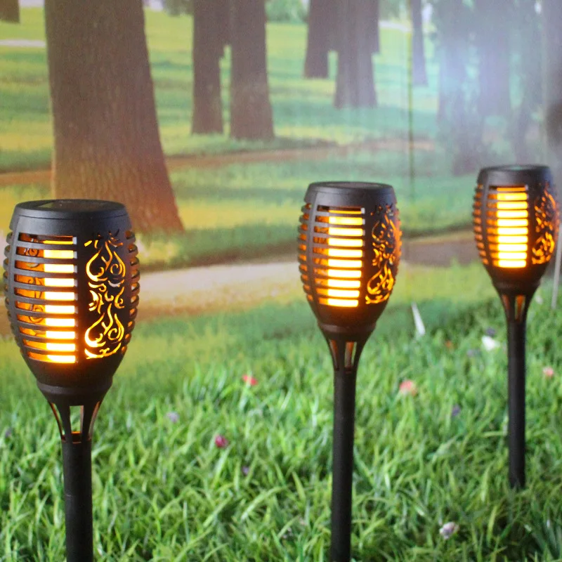 12/96LED Solar Flame Torch Light Flicker Waterproof Garden Decor Landscape Lawn Lamp Path Lighting Backyard Outdoor Flame Lights
12/96LED Solar Flame Torch Light Flicker Waterproof Garden Decor Landscape Lawn Lamp Path Lighting Backyard Outdoor Flame Lights