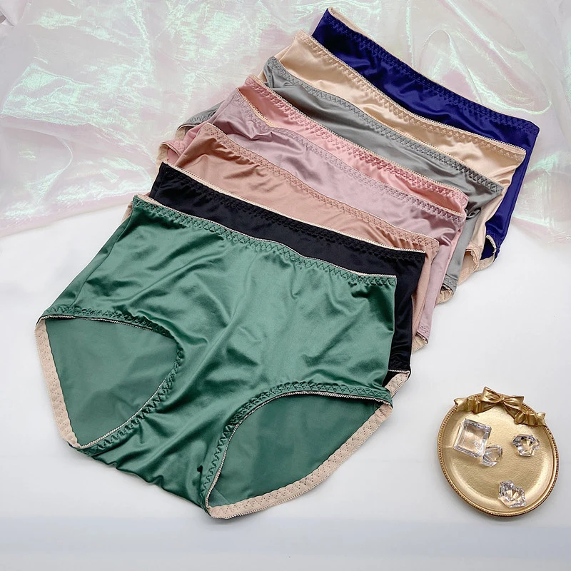 New Satin Panties For Women Lingerie Briefs Underwear Sexy Underpants High Waist Silky Seamless Girl Thongs Women Glossy Panties
New Satin Panties For Women Lingerie Briefs Underwear Sexy Underpants High Waist Silky Seamless Girl Thongs Women Glossy Panties