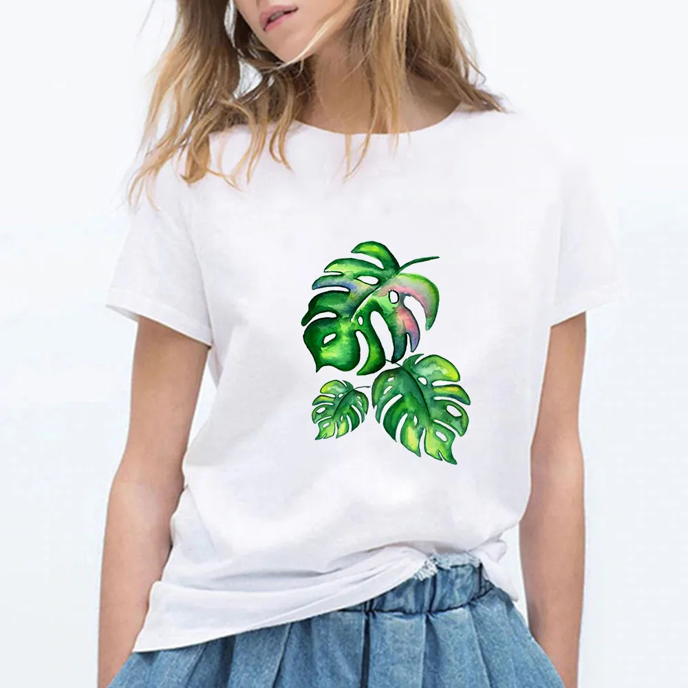New T Shirt Women Comfortable Aesthetic Leaf Print Tee Pretty Retro Fun T-shirt Hip Hop Graphic Funny Cute Ropa Mujer
New T Shirt Women Comfortable Aesthetic Leaf Print Tee Pretty Retro Fun T-shirt Hip Hop Graphic Funny Cute Ropa Mujer