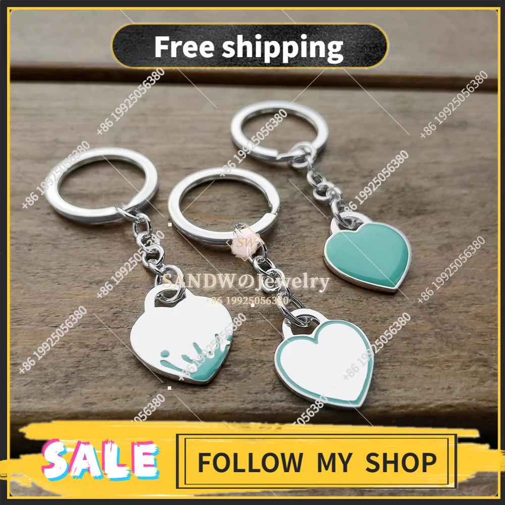 Sterling Silver 925 keychain Heart-shaped Enamel Water Drops Fashion High Quality Holiday Gift Original 1:1 Accessories
Sterling Silver 925 keychain Heart-shaped Enamel Water Drops Fashion High Quality Holiday Gift Original 1:1 Accessories