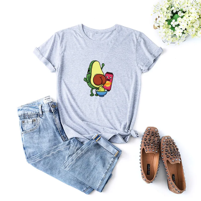 T-Shirt Tops Kawaii Avocado Decor T Shirt for Women Female Harajuku Summer Pullover Streetwear Black Spoof Funny Tshirt
T-Shirt Tops Kawaii Avocado Decor T Shirt for Women Female Harajuku Summer Pullover Streetwear Black Spoof Funny Tshirt