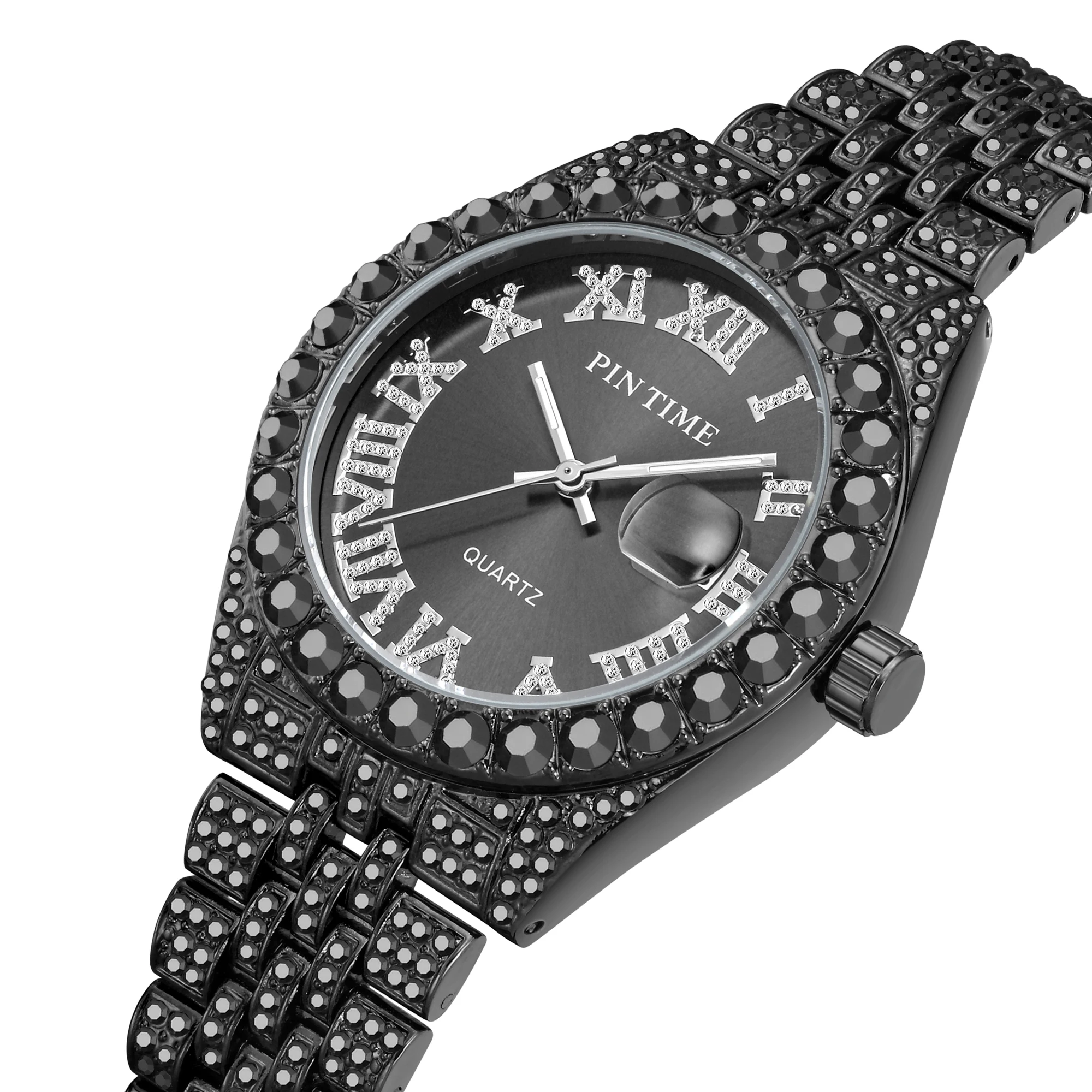 Steel Diamond Iced Out Watch Men Hip Hop Gold Mens Watches Top Brand Luxury Quartz Wristwatch Clock Reloj Hombre Montre Relogio
Steel Diamond Iced Out Watch Men Hip Hop Gold Mens Watches Top Brand Luxury Quartz Wristwatch Clock Reloj Hombre Montre Relogio