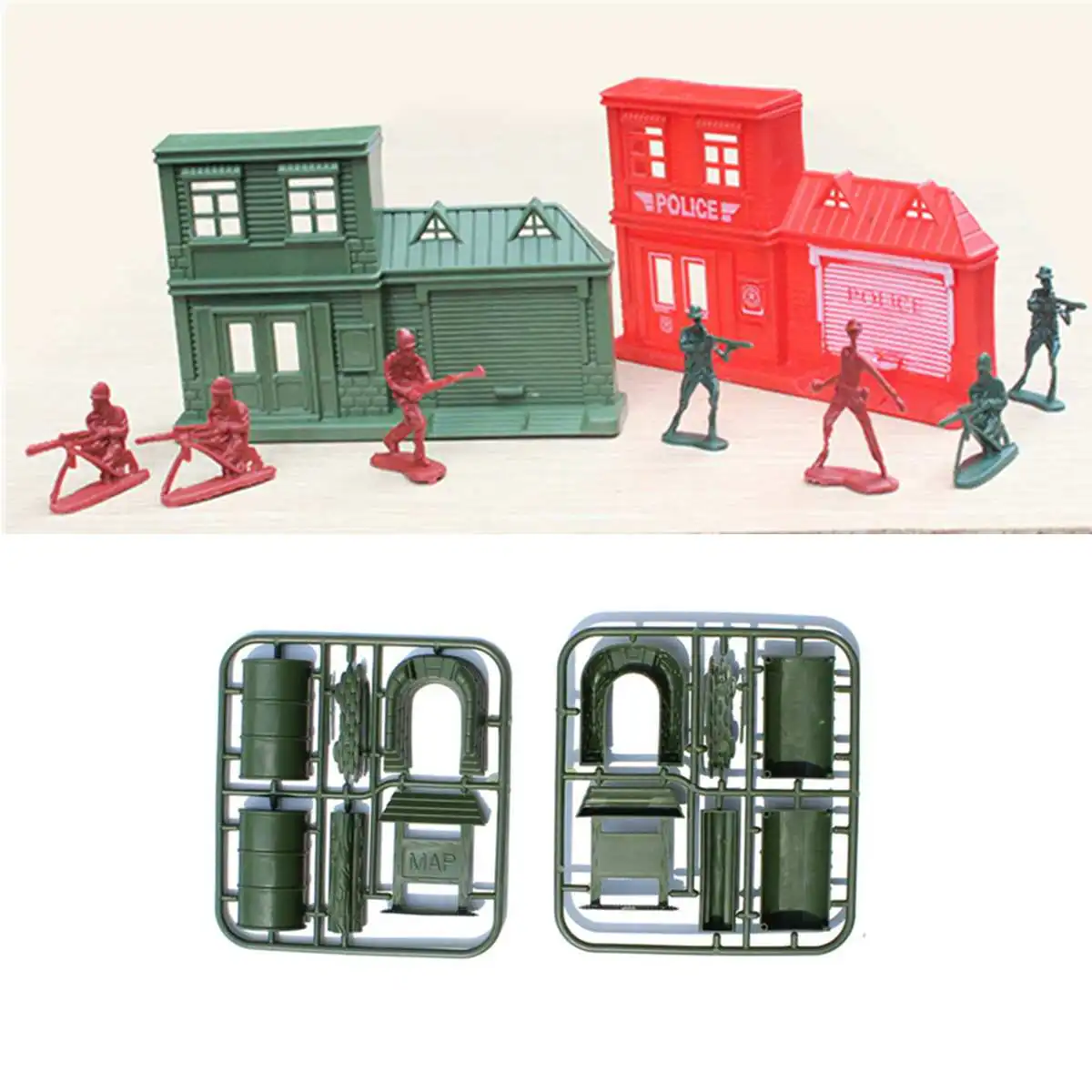290pcs/330pcs/set Military Plastic Model Playset Kit Toy Army Men Figures & Accessories Decor Gift Model Toys For Children
290pcs/330pcs/set Military Plastic Model Playset Kit Toy Army Men Figures & Accessories Decor Gift Model Toys For Children