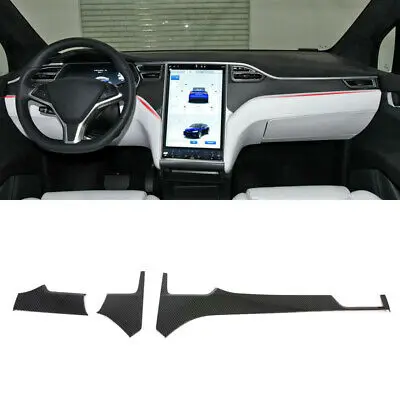 Панель приборной панели из углеродного волокна в полоску для Tesla Model X 16-19
Панель приборной панели из углеродного волокна в полоску для Tesla Model X 16-19