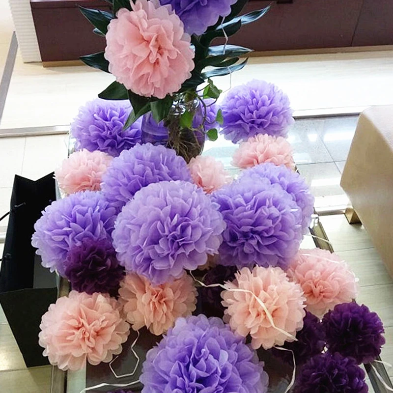 Handmade Tissue Party Flower Ball Decoration Paper Pompoms Wedding Decorative Baby Shower Birthday Favor Decor
Handmade Tissue Party Flower Ball Decoration Paper Pompoms Wedding Decorative Baby Shower Birthday Favor Decor