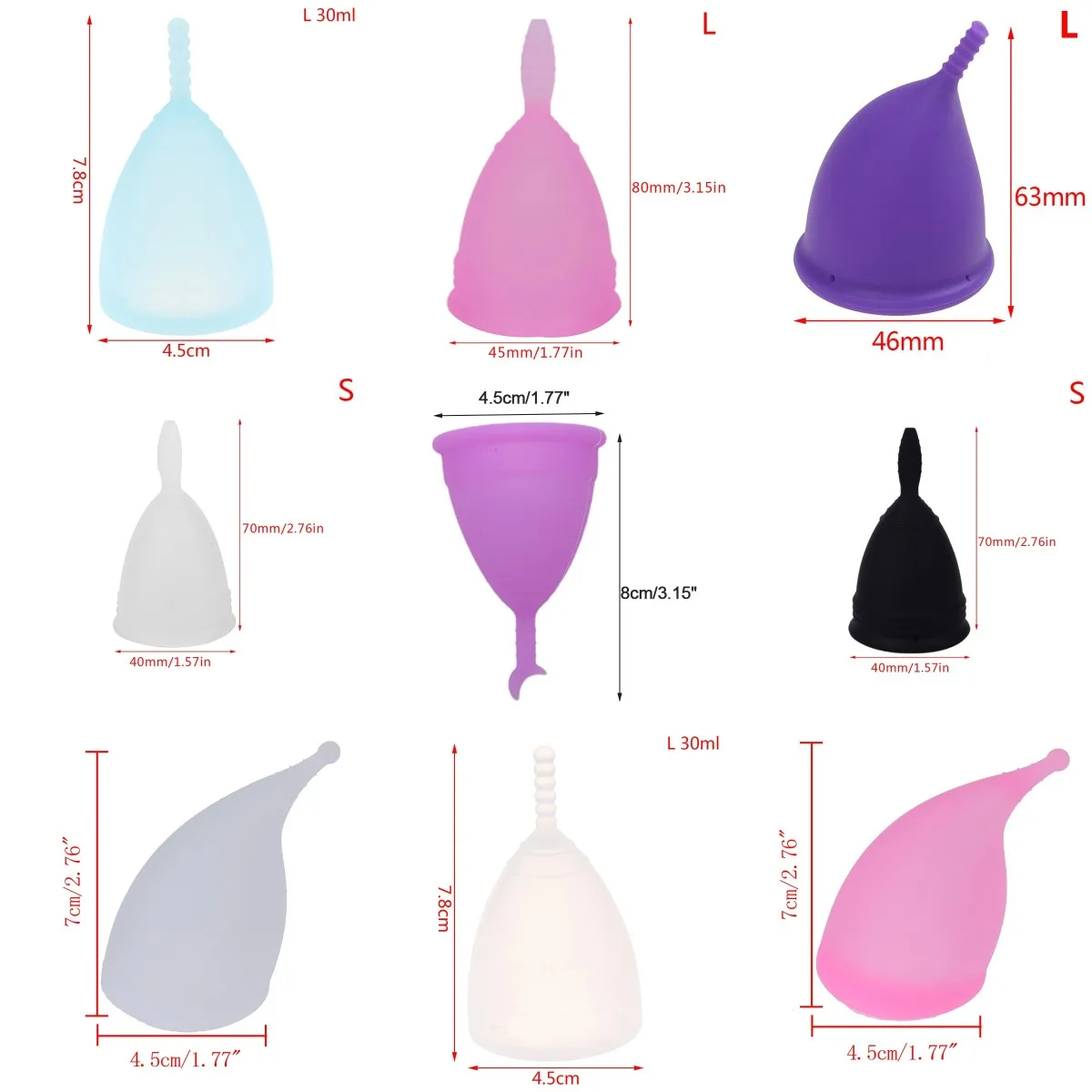 S/L Size Women Cup Medical Grade Silicone Menstrual Cup Feminine Hygiene Menstrual Lady Cup Health Care Period Cup Menstrual cup
S/L Size Women Cup Medical Grade Silicone Menstrual Cup Feminine Hygiene Menstrual Lady Cup Health Care Period Cup Menstrual cup