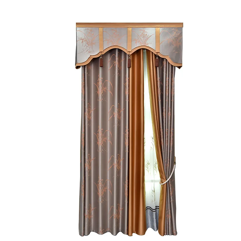 Orchid Jacquard Curtain New Chinese High Precision Thick Curtains for Living Dining Room Bedroom
Orchid Jacquard Curtain New Chinese High Precision Thick Curtains for Living Dining Room Bedroom