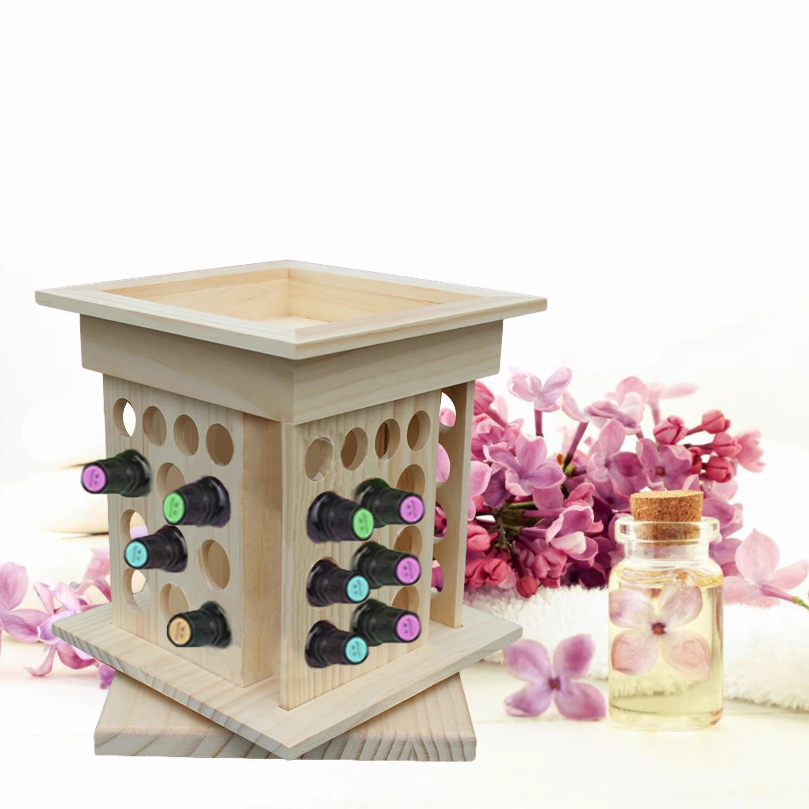 Essential Oil Display Stand DIY Wooden Essential Oil Bottle Storage Organizer Sample Rotatable Storage Rack Tools
Essential Oil Display Stand DIY Wooden Essential Oil Bottle Storage Organizer Sample Rotatable Storage Rack Tools