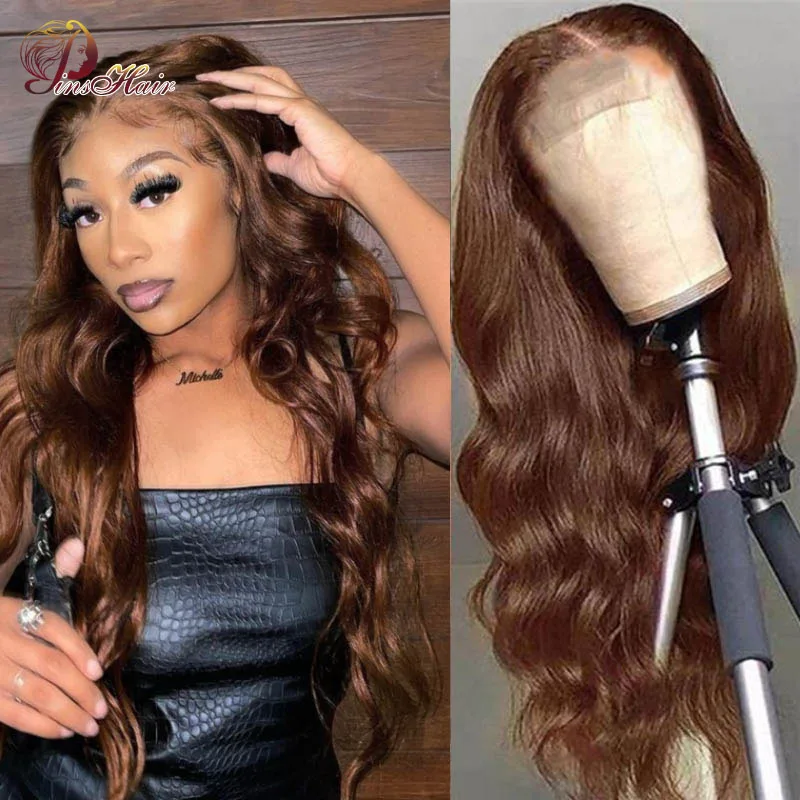 Brown Lace Front Human Hair Wigs Body Wave Transparent Lace Front Wig Colored Brown Lace Front Wig Chocolate Women Hair Wig Remy
Brown Lace Front Human Hair Wigs Body Wave Transparent Lace Front Wig Colored Brown Lace Front Wig Chocolate Women Hair Wig Remy