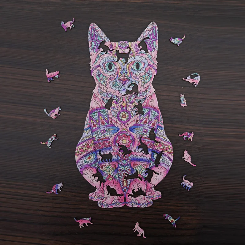 Деревянный пазл для кошек, игрушка-животное, высокая сложность, уникальная головоломка неправильной формы для взрослых и детей, игрушки-Неп...
Деревянный пазл для кошек, игрушка-животное, высокая сложность, уникальная головоломка неправильной формы для взрослых и детей, игрушки-Неп...