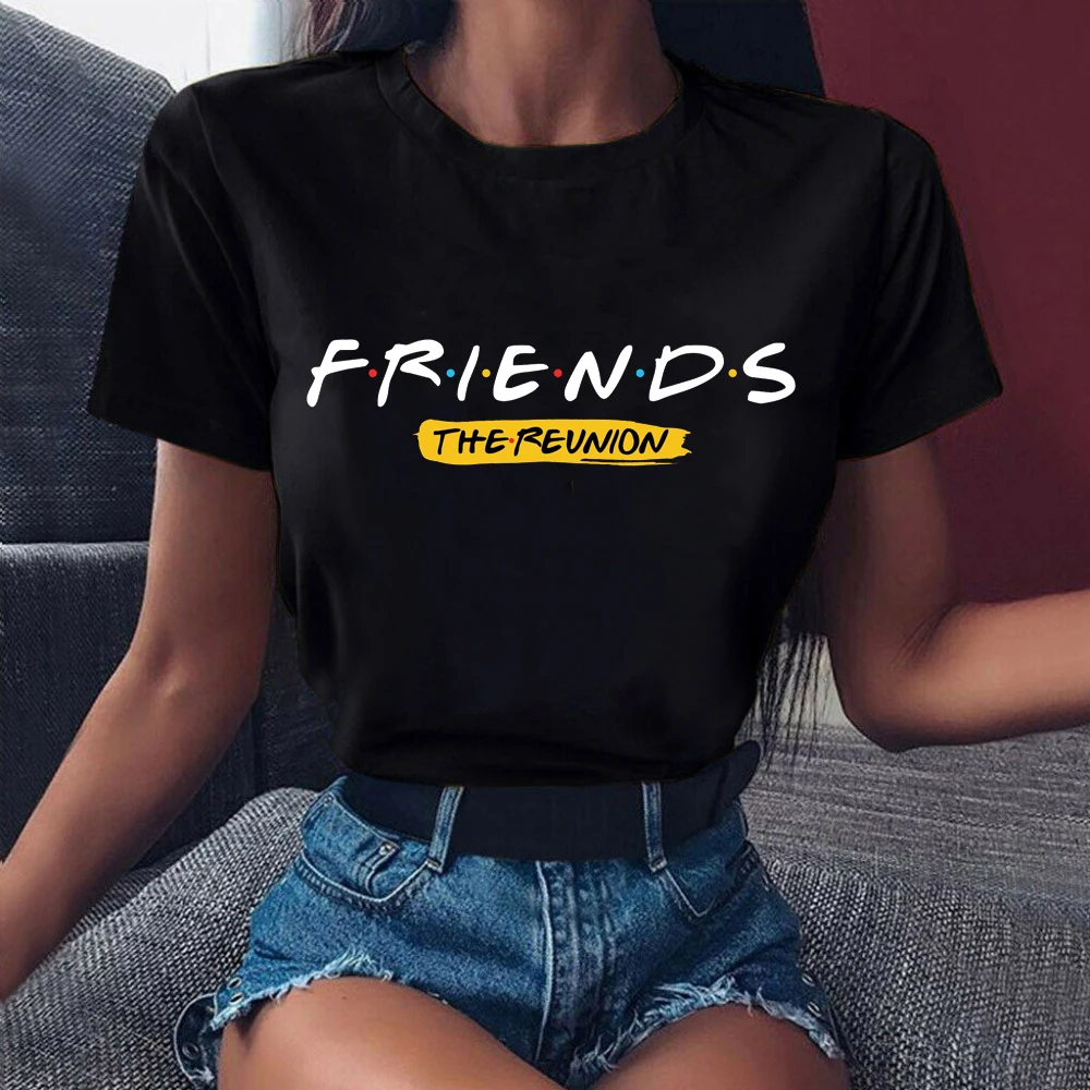 2021 Hot Sale Black Old Friends Tv Show Best Friends The Reunion 2021 T Shirt Women T-Shirts Vogue Female Clothes Harajuku Tops
2021 Hot Sale Black Old Friends Tv Show Best Friends The Reunion 2021 T Shirt Women T-Shirts Vogue Female Clothes Harajuku Tops