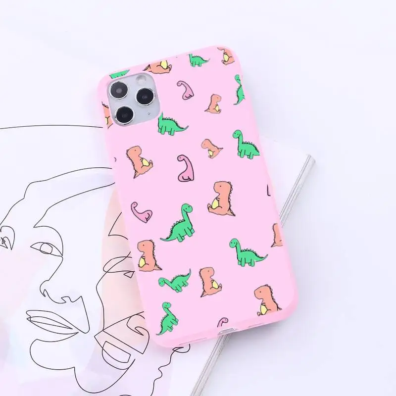 Cute Dinosaur Cartoon colorful animals Phone Case Candy Color for iPhone 6 7 8 11 12 s mini pro X XS XR MAX Plus
Cute Dinosaur Cartoon colorful animals Phone Case Candy Color for iPhone 6 7 8 11 12 s mini pro X XS XR MAX Plus