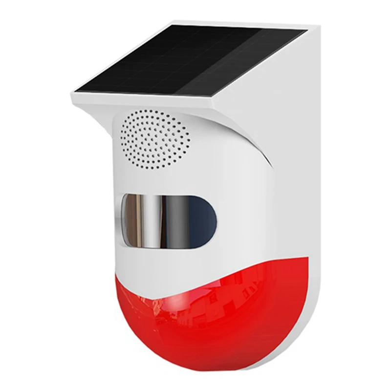 Wireless Solar Infrared Alarm Detector Siren Motion Sensor Detector for Home Garden Yard Outdoor, Solar Voice Broadcast
Wireless Solar Infrared Alarm Detector Siren Motion Sensor Detector for Home Garden Yard Outdoor, Solar Voice Broadcast