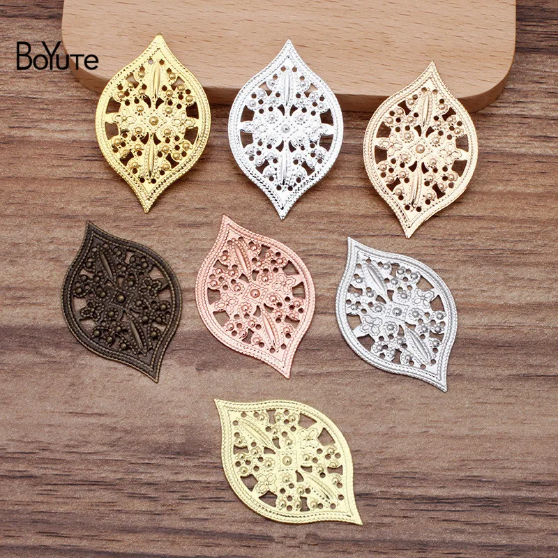 BoYuTe (50 Pieces/Lot) 40*25MM Metal Brass Flower Filigree Findings Diy Hand Made Jewelry Materials Wholesale
BoYuTe (50 Pieces/Lot) 40*25MM Metal Brass Flower Filigree Findings Diy Hand Made Jewelry Materials Wholesale