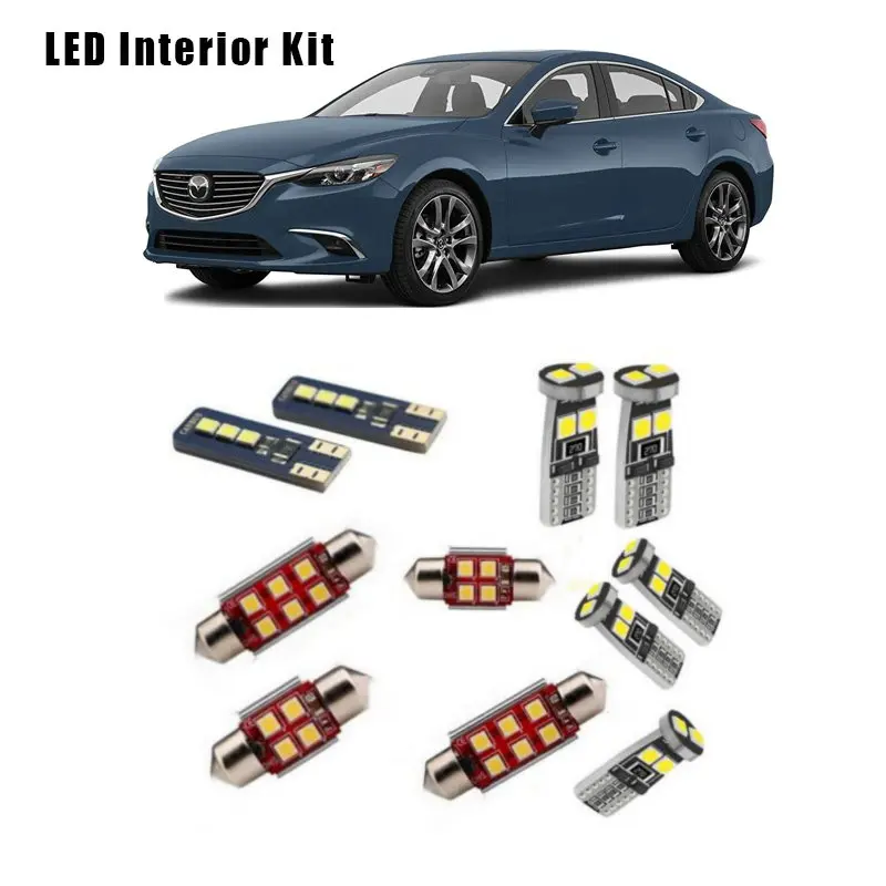 For Mazda 6 GG GH GJ GL Sedan Hatch 2003-2020 Canbus LED Interior Dome Map Trunk Light Vehicle Upgrade Kit Car Bulbs Lamp
For Mazda 6 GG GH GJ GL Sedan Hatch 2003-2020 Canbus LED Interior Dome Map Trunk Light Vehicle Upgrade Kit Car Bulbs Lamp