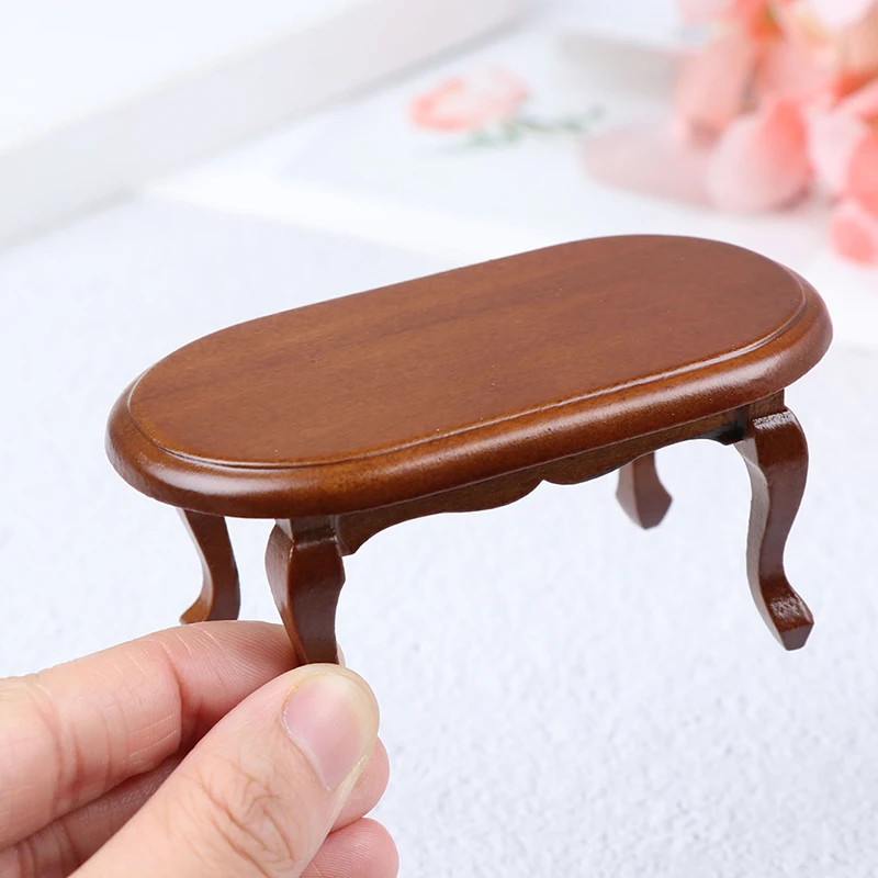 New 1/12 Mini Dollhouse Furniture Miniature Teatable Coffee Table Living Room Toy Doll House Accessories Simulation Kids Toy
New 1/12 Mini Dollhouse Furniture Miniature Teatable Coffee Table Living Room Toy Doll House Accessories Simulation Kids Toy