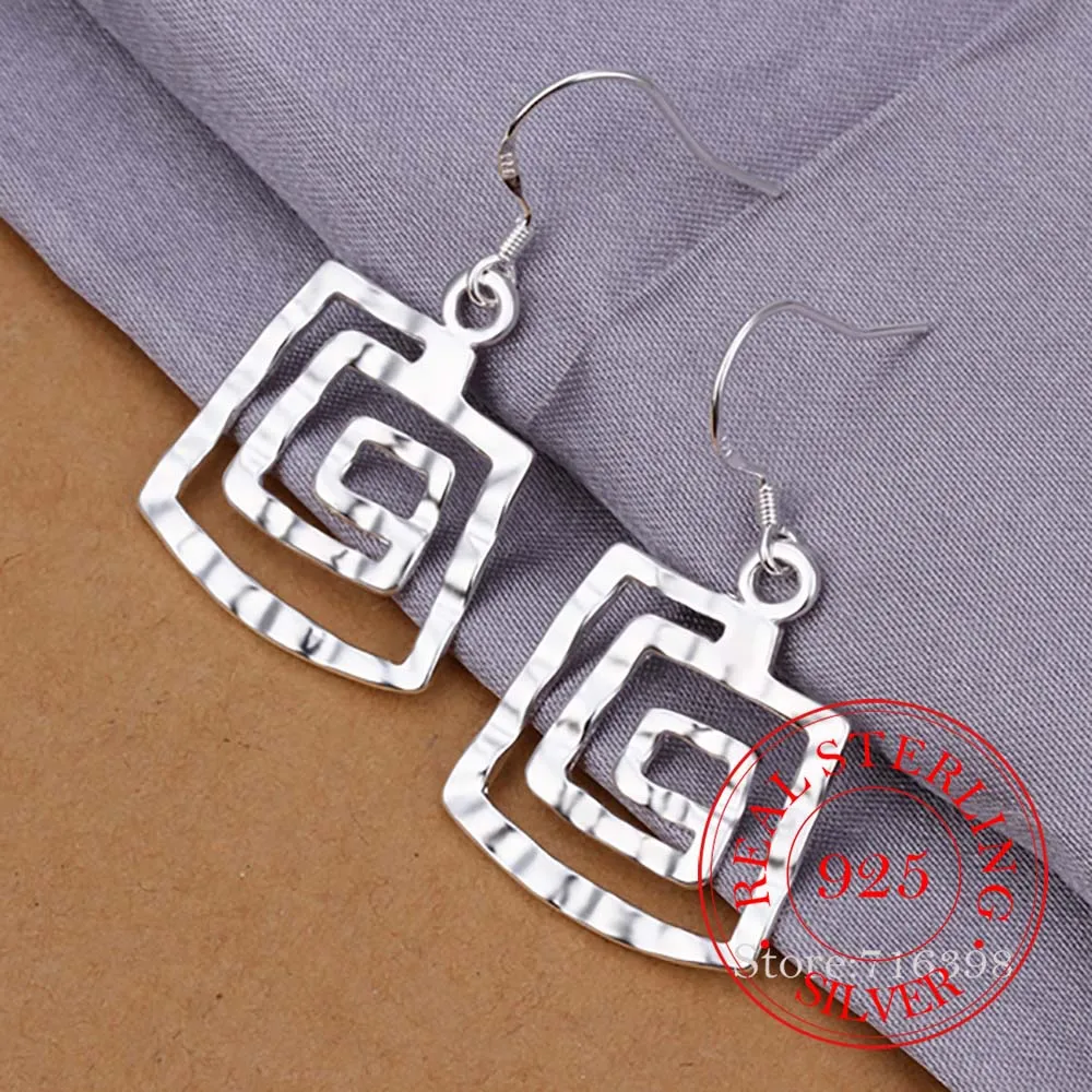 Korean 925 Sterling Silver Romantic Square thread Vintage Long Tassel Dangle Earrings For Women 2020 Engagement Wedding Jewelry
Korean 925 Sterling Silver Romantic Square thread Vintage Long Tassel Dangle Earrings For Women 2020 Engagement Wedding Jewelry