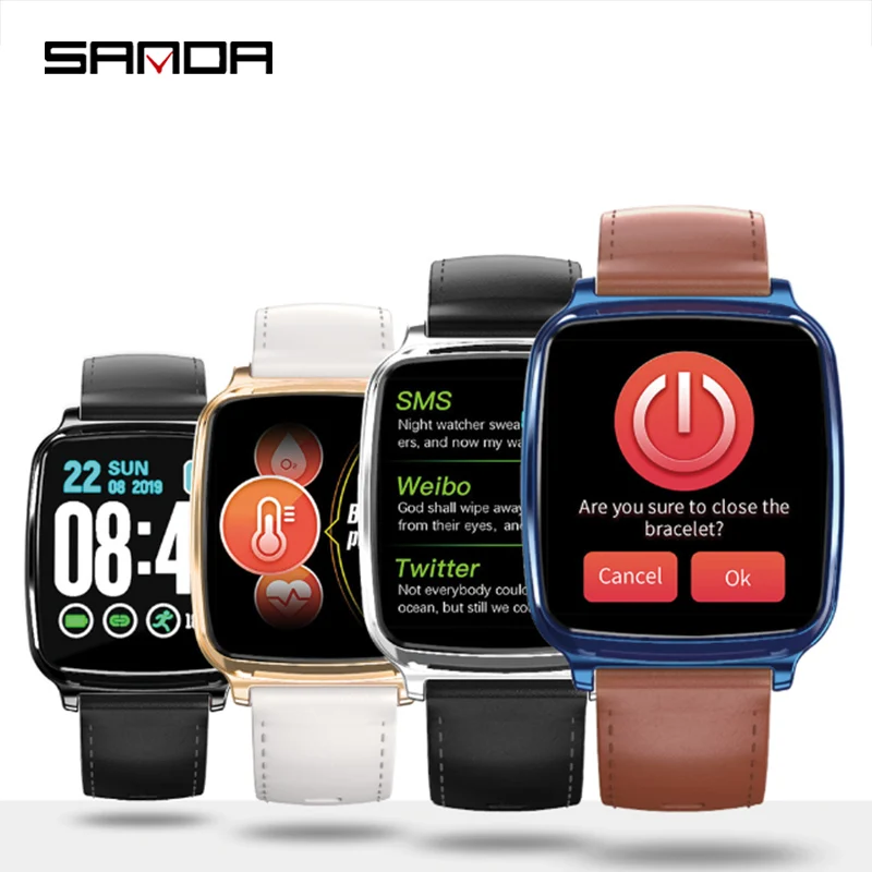 Смарт-часы Sanda M8 фитнес-трекер мониторинг артериального давления трекер