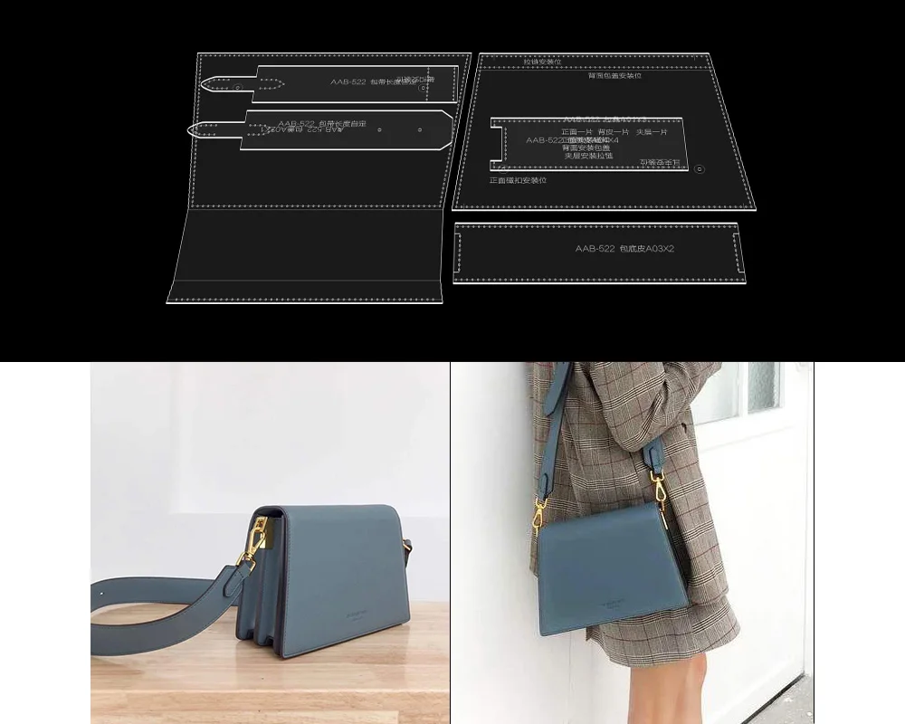 Diy Handmade Leather Organ Bag Shoulder Messenger Bag Acrylic Version Drawing Leather Art Leather Exceptional Production Templat
Diy Handmade Leather Organ Bag Shoulder Messenger Bag Acrylic Version Drawing Leather Art Leather Exceptional Production Templat