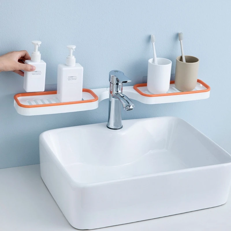 Multifunction Rotatable Corner Shelf Wall-Mounted Bathroom Storage Rack Hollow Out Drain Basket Adhesive Shampoo Cosmetic Organi
Multifunction Rotatable Corner Shelf Wall-Mounted Bathroom Storage Rack Hollow Out Drain Basket Adhesive Shampoo Cosmetic Organi