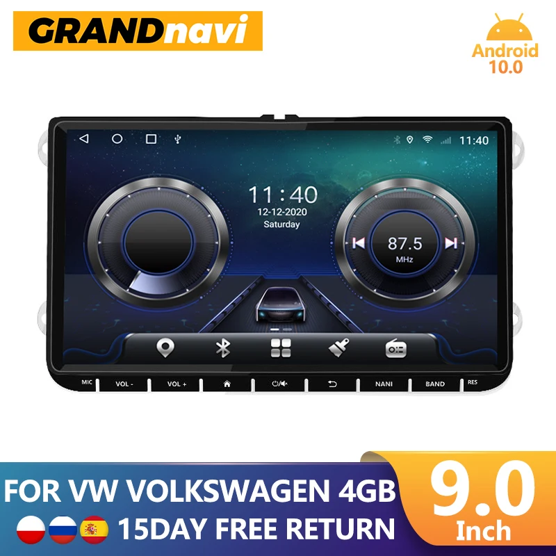 GRANDnavi 2din Android For VW Volkswagen Golf 5 Skoda Octavia Polo Seat Car Radio GPS 2 Din Auto Multimedia Video Player No DVD
GRANDnavi 2din Android For VW Volkswagen Golf 5 Skoda Octavia Polo Seat Car Radio GPS 2 Din Auto Multimedia Video Player No DVD