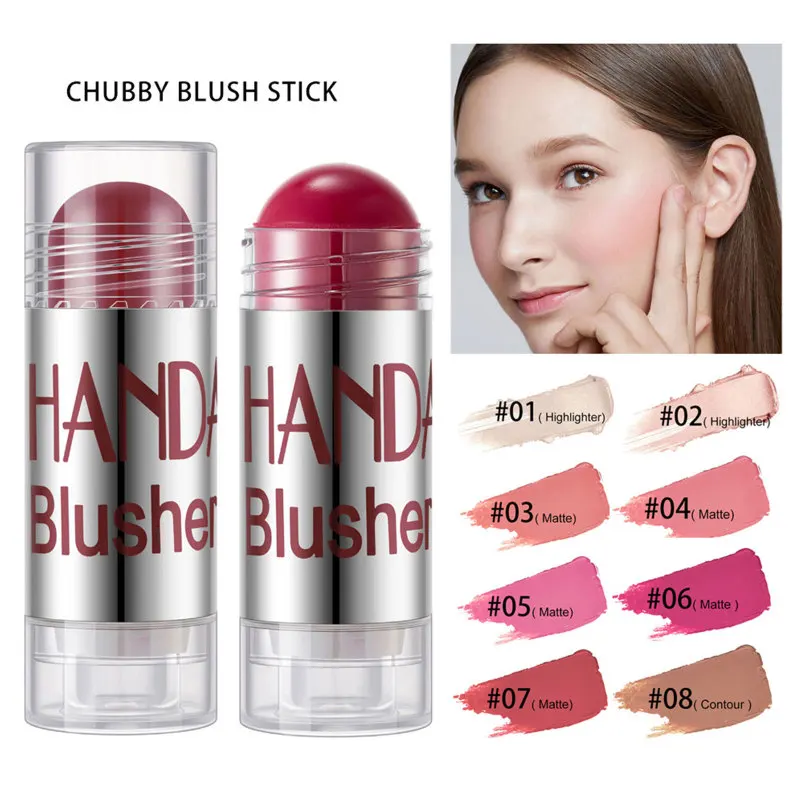 HANDAIYAN Chubby Blush Stick Face Makeup Shimmer Contour Cream Cheek Blusher Cosmetics Brighten Blush Make Up Cream
HANDAIYAN Chubby Blush Stick Face Makeup Shimmer Contour Cream Cheek Blusher Cosmetics Brighten Blush Make Up Cream