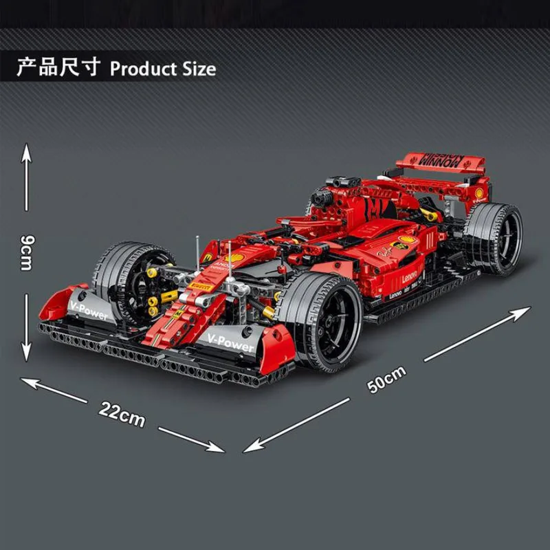 023005 023007 MOC-31313 Alternate-F1 Car Model Building Blocks Assembled Bricks Sets Technical Series Creator Gifts for Kids
023005 023007 MOC-31313 Alternate-F1 Car Model Building Blocks Assembled Bricks Sets Technical Series Creator Gifts for Kids