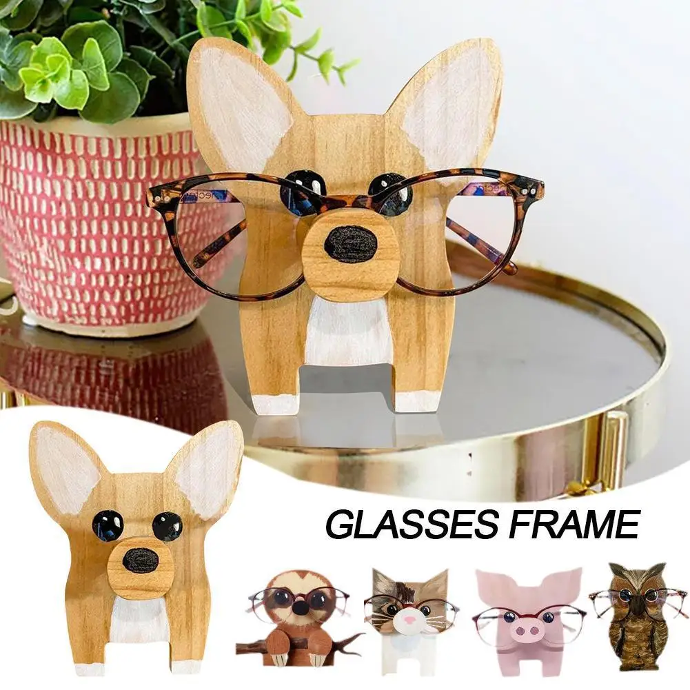 Corgi Dog Glasses Stand Christmas Gift Handmade Wooden Spectacle Holder Cute Pet Eyeglass Display Ornaments 
Corgi Dog Glasses Stand Christmas Gift Handmade Wooden Spectacle Holder Cute Pet Eyeglass Display Ornaments