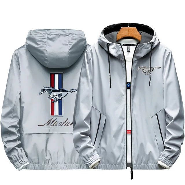2021 Spring Autumn Mustang Jacket Men's Zipper Coat Elastic Casual Windbreaker Sports Male Outdoor Clothing Top
2021 Spring Autumn Mustang Jacket Men's Zipper Coat Elastic Casual Windbreaker Sports Male Outdoor Clothing Top