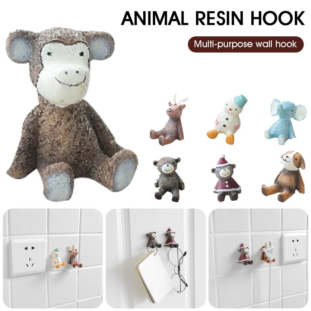 4Pcs Cartoon power cord storage rack Animal plug hook strong adhesive Multifunctional hook creative plug finishing bracket
4Pcs Cartoon power cord storage rack Animal plug hook strong adhesive Multifunctional hook creative plug finishing bracket