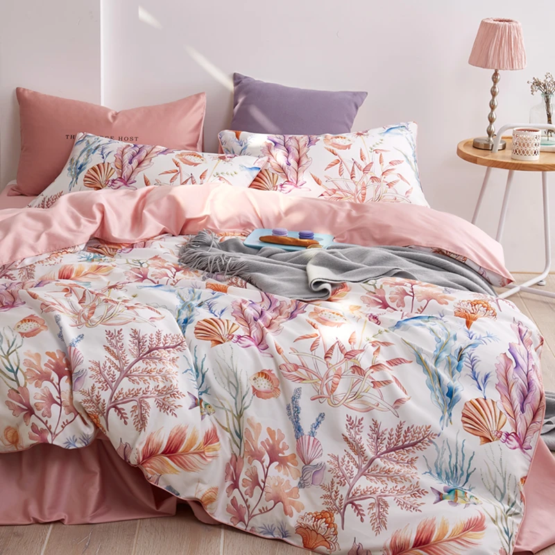 4pcs Bed Linen Duvet Cover Set Luxury Bed Sheets Pillowcases Egyptian Cotton Flower Bird Digital Printing Bedding Sets
4pcs Bed Linen Duvet Cover Set Luxury Bed Sheets Pillowcases Egyptian Cotton Flower Bird Digital Printing Bedding Sets