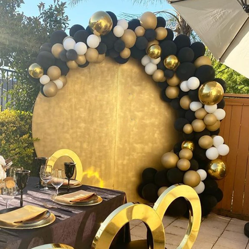 Golden and Black Birthday Balloons Arch Kit Set White Latex Balloon Garland Baby Baptism Shower Party Decoration Metalic Ballons
Golden and Black Birthday Balloons Arch Kit Set White Latex Balloon Garland Baby Baptism Shower Party Decoration Metalic Ballons