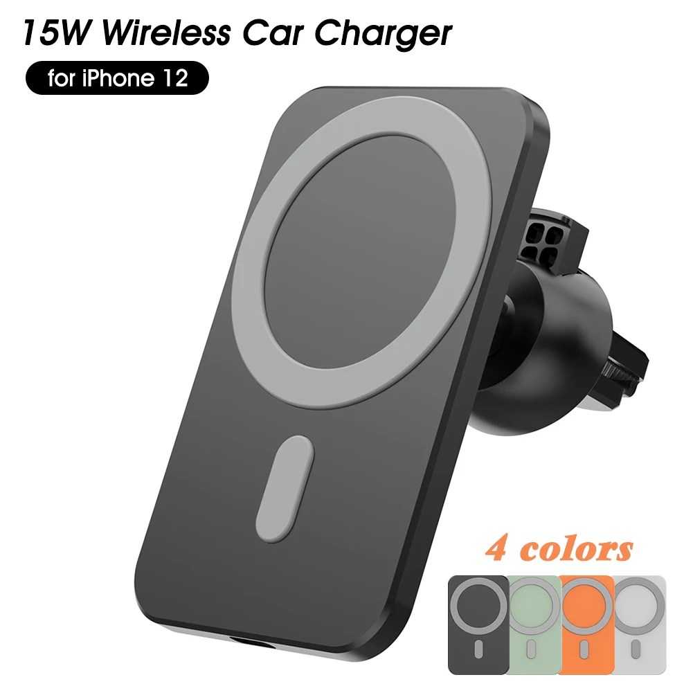 Car 15W Magnetic Wireless Phone Charger Magsafe 2-in-1 Air Vent Mount -for-Samsung -iPhone 12 -Huawei -Oppo -Vivo Car Holder
Car 15W Magnetic Wireless Phone Charger Magsafe 2-in-1 Air Vent Mount -for-Samsung -iPhone 12 -Huawei -Oppo -Vivo Car Holder