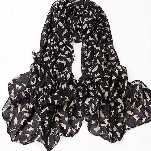 160cm x 60cm Women's Scarves Chiffon Sweet Kitten Scarf Shawl Long Scarf Girls Xmas Gift Comfortable Soft Long Scarf Fashion
160cm x 60cm Women's Scarves Chiffon Sweet Kitten Scarf Shawl Long Scarf Girls Xmas Gift Comfortable Soft Long Scarf Fashion