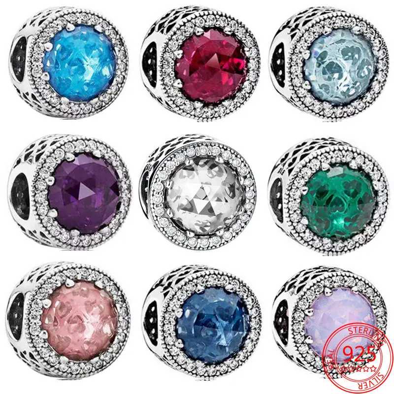 New 925 Sterling Silver Zircon Colorful Radiant Charms Fit Original Pandora Bracelets DIY Fashion Jewelry Making gift For women
New 925 Sterling Silver Zircon Colorful Radiant Charms Fit Original Pandora Bracelets DIY Fashion Jewelry Making gift For women