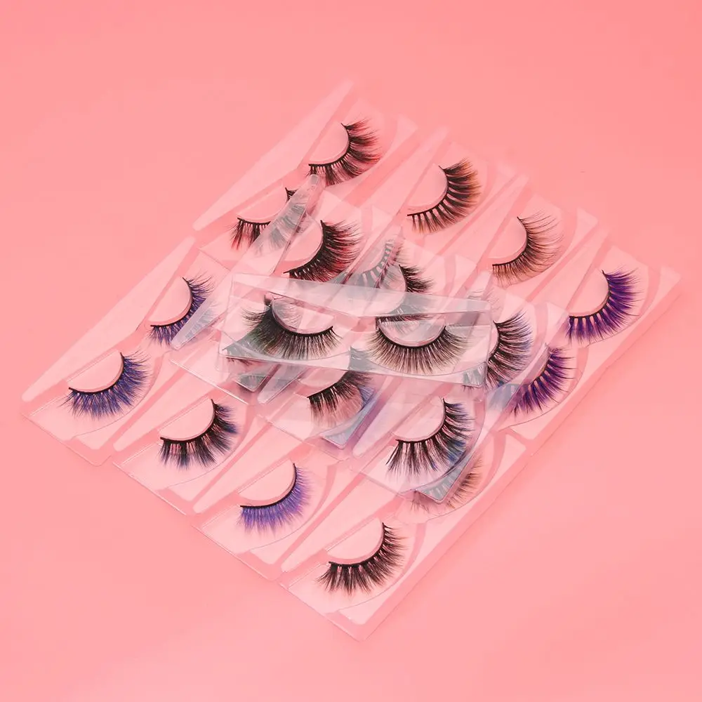 1 Pair Soft Curly Handmade Eyelash Extension Faux Mink Lashes False Eyelashes Colorful 6D
1 Pair Soft Curly Handmade Eyelash Extension Faux Mink Lashes False Eyelashes Colorful 6D