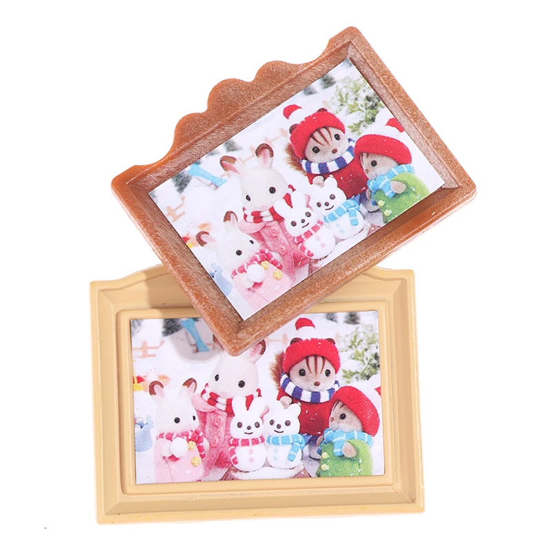 1pc Mural Photo Frame Wall Painting Furniture Decor Toys 1:12 Dollhouse Miniature 4*3cm 
1pc Mural Photo Frame Wall Painting Furniture Decor Toys 1:12 Dollhouse Miniature 4*3cm