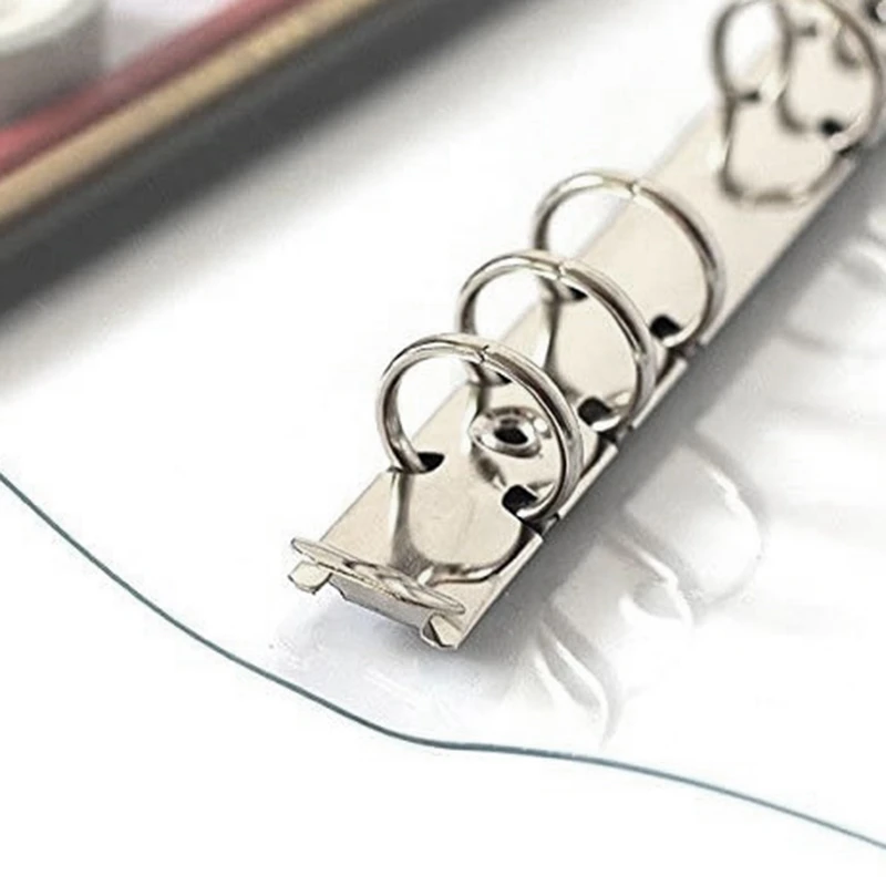 A5 6-Hole Transparent Ring Binder Transparent Soft PVC Notebook Ring Ring Binder Snap Open and Close Ring Binder
A5 6-Hole Transparent Ring Binder Transparent Soft PVC Notebook Ring Ring Binder Snap Open and Close Ring Binder