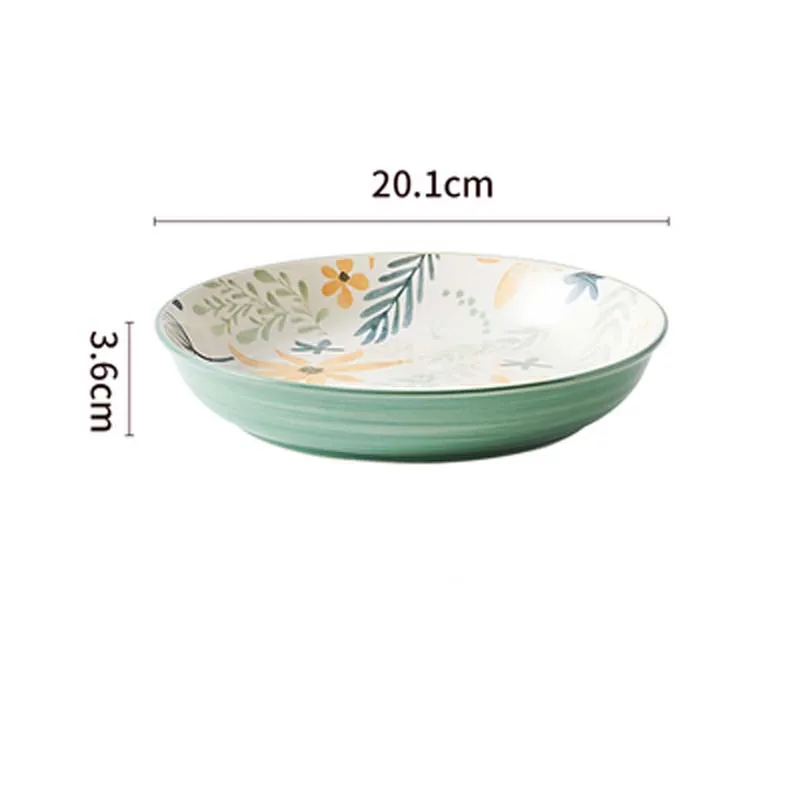 FANCITY Nordic small fresh ceramic creative dishes and cutlery personality household dishes set large soup bowl ramen fruit rice
FANCITY Nordic small fresh ceramic creative dishes and cutlery personality household dishes set large soup bowl ramen fruit rice