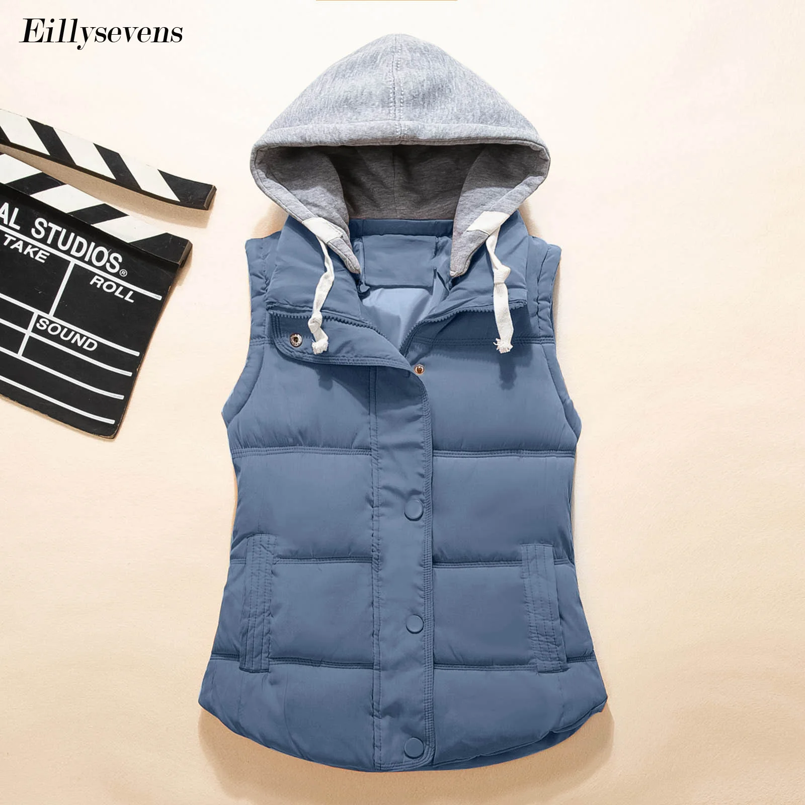 Fashion Womens Solid Colors Sleeveless Plus Size Hooded Hoodie Waistcoat Vest Coat Down Cotton Padded Jacket Outwear Gilet
Fashion Womens Solid Colors Sleeveless Plus Size Hooded Hoodie Waistcoat Vest Coat Down Cotton Padded Jacket Outwear Gilet