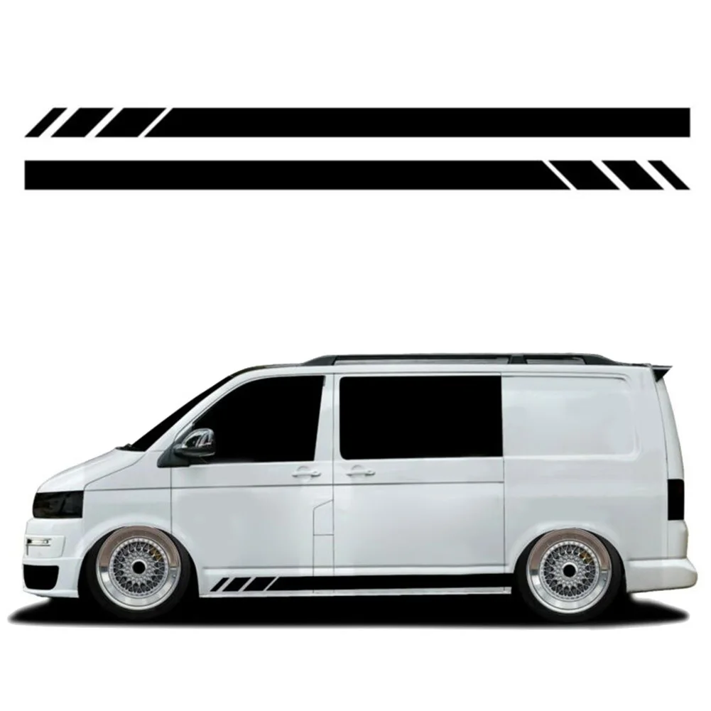 2Pcs High Quality Black Side Stripes Stickers Decals For Transporter T4 T5 Campervan RV Removable,and Last Longer
2Pcs High Quality Black Side Stripes Stickers Decals For Transporter T4 T5 Campervan RV Removable,and Last Longer