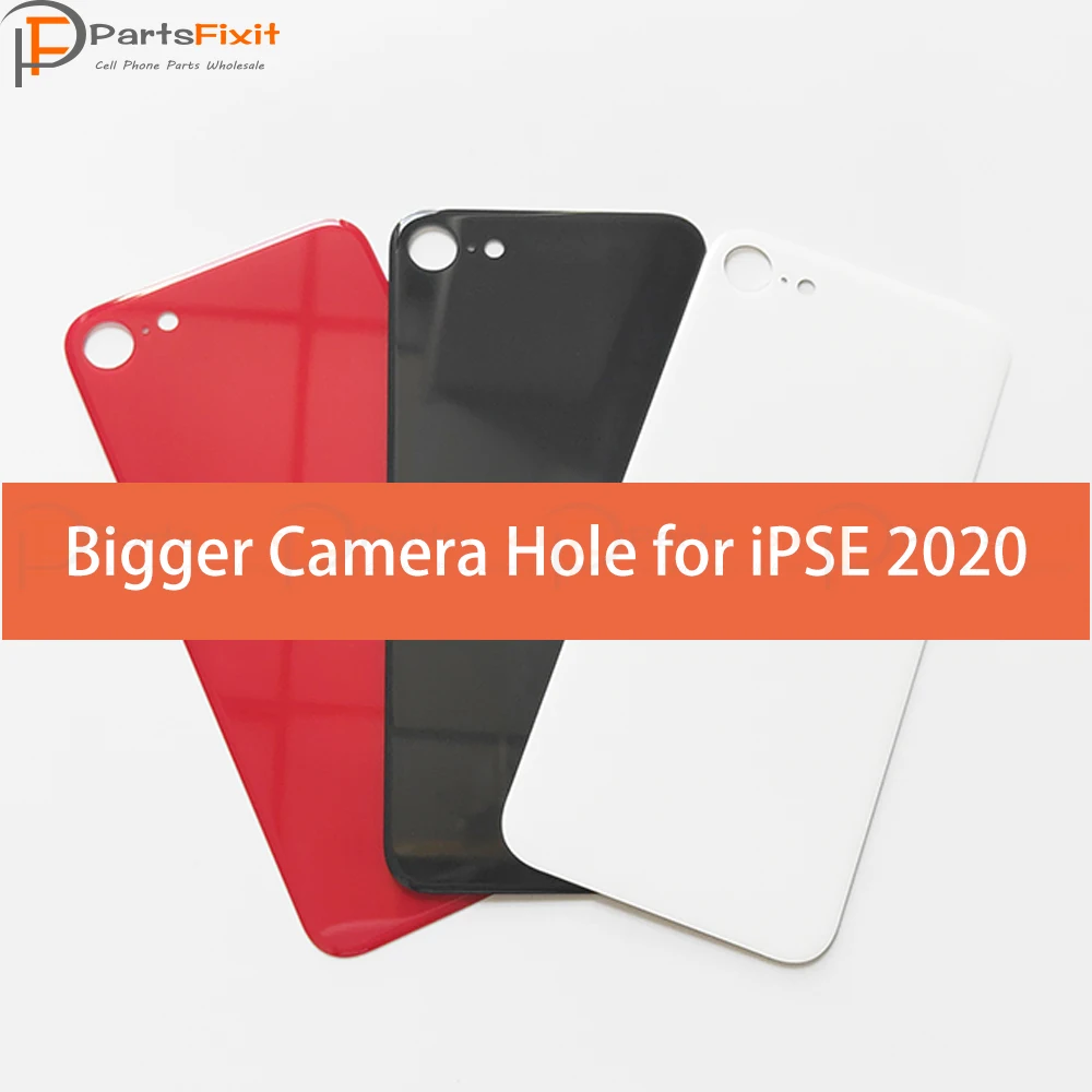 5pcs OEM Premium Back Glass With Bigger Camera Hole For iPhone SE 2020 Wide Camera Hole Opening Rear Housing Battery Door Cover
5pcs OEM Premium Back Glass With Bigger Camera Hole For iPhone SE 2020 Wide Camera Hole Opening Rear Housing Battery Door Cover